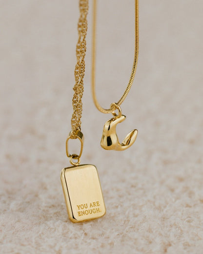 You are enough Necklace Silber