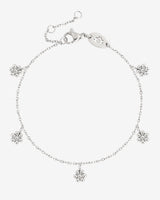 Blooming Anklet Silber
