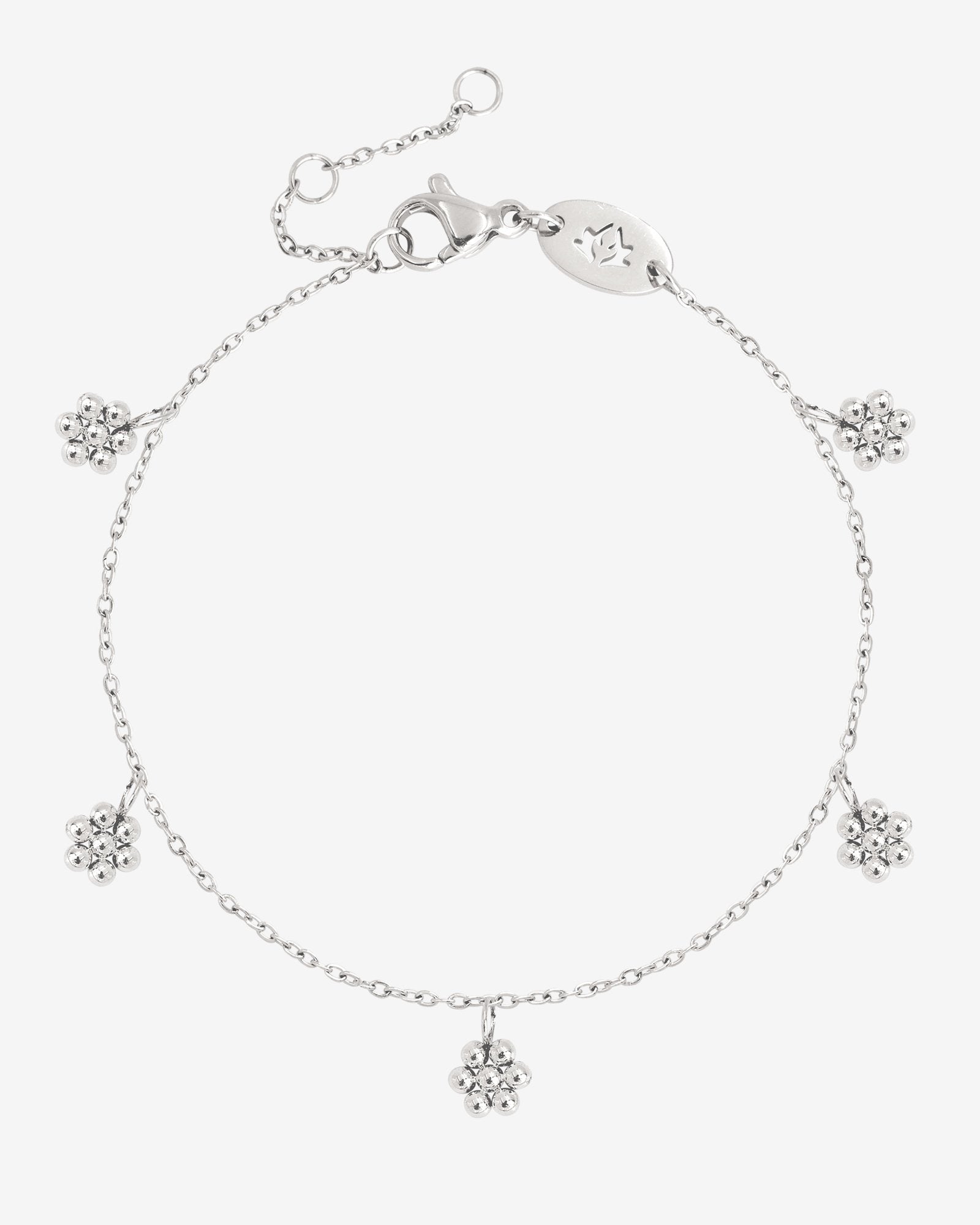 Blooming Anklet Silber
