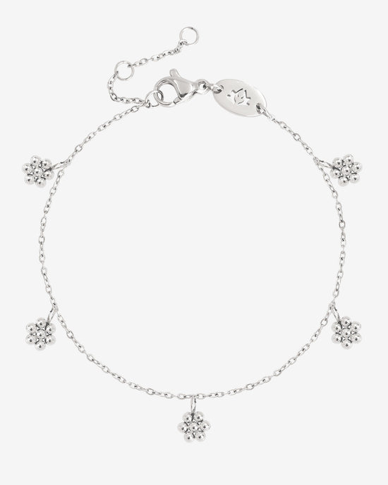 Blooming Anklet Silber