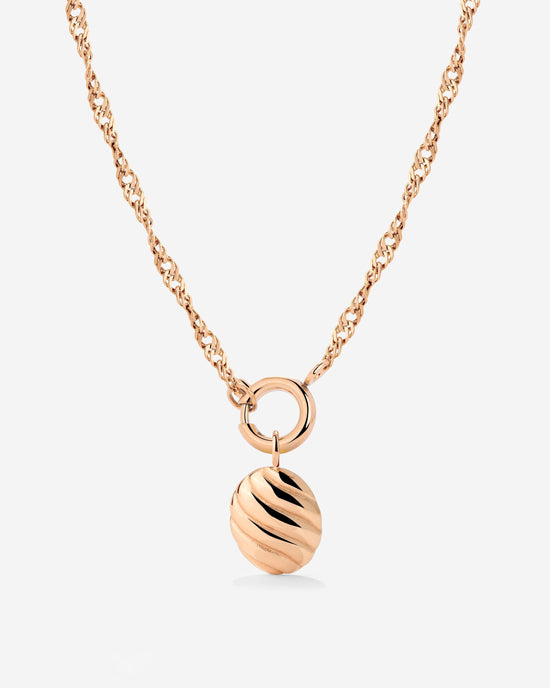 Serenity Singapore Chain Necklace Set Roségold