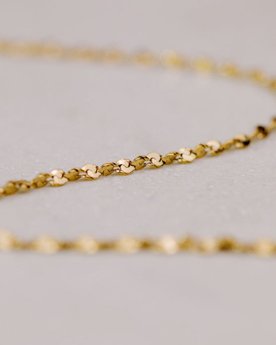 Tinsel Chain Necklace Roségold