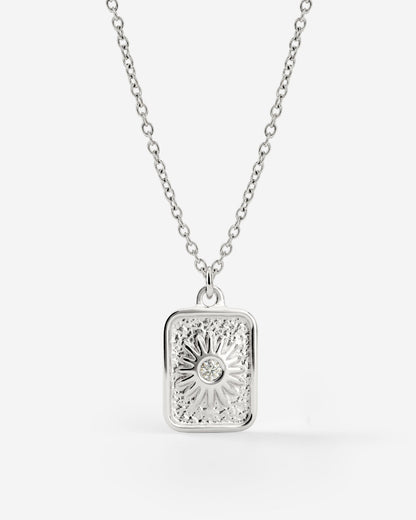 Sun Relic Necklace Silber
