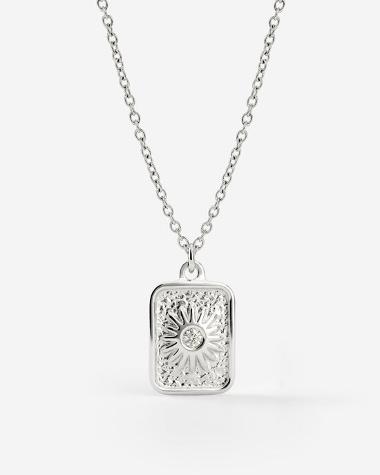 Sun Relic Necklace Silber