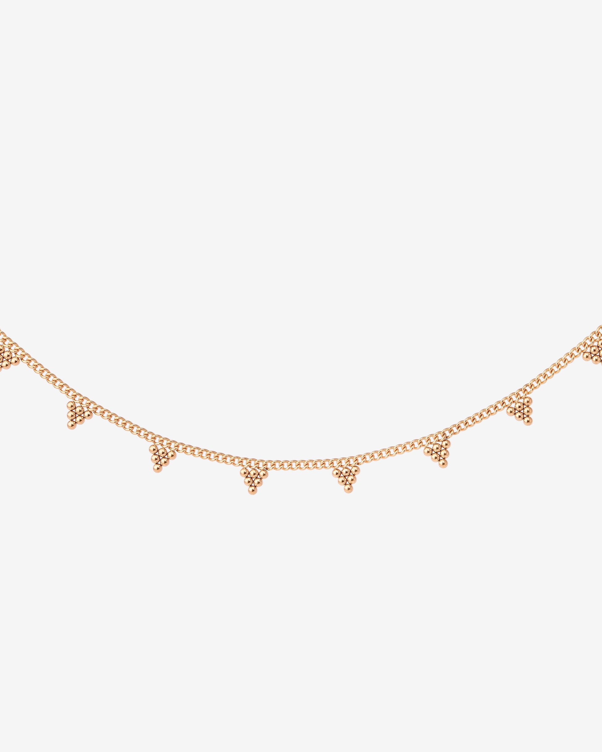 Tiny Beads Necklace Roségold