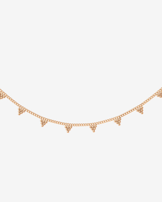 Tiny Beads Collana Oro Rosa