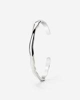 Flowing Bangle Light Silver