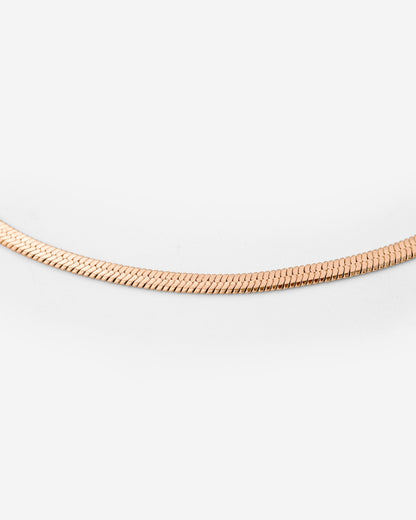 Slim Herringbone Anklet