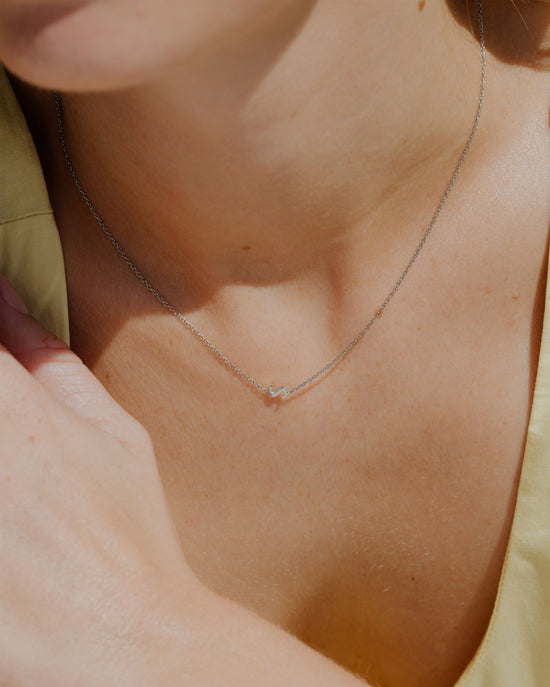 Tiny Letter Necklace