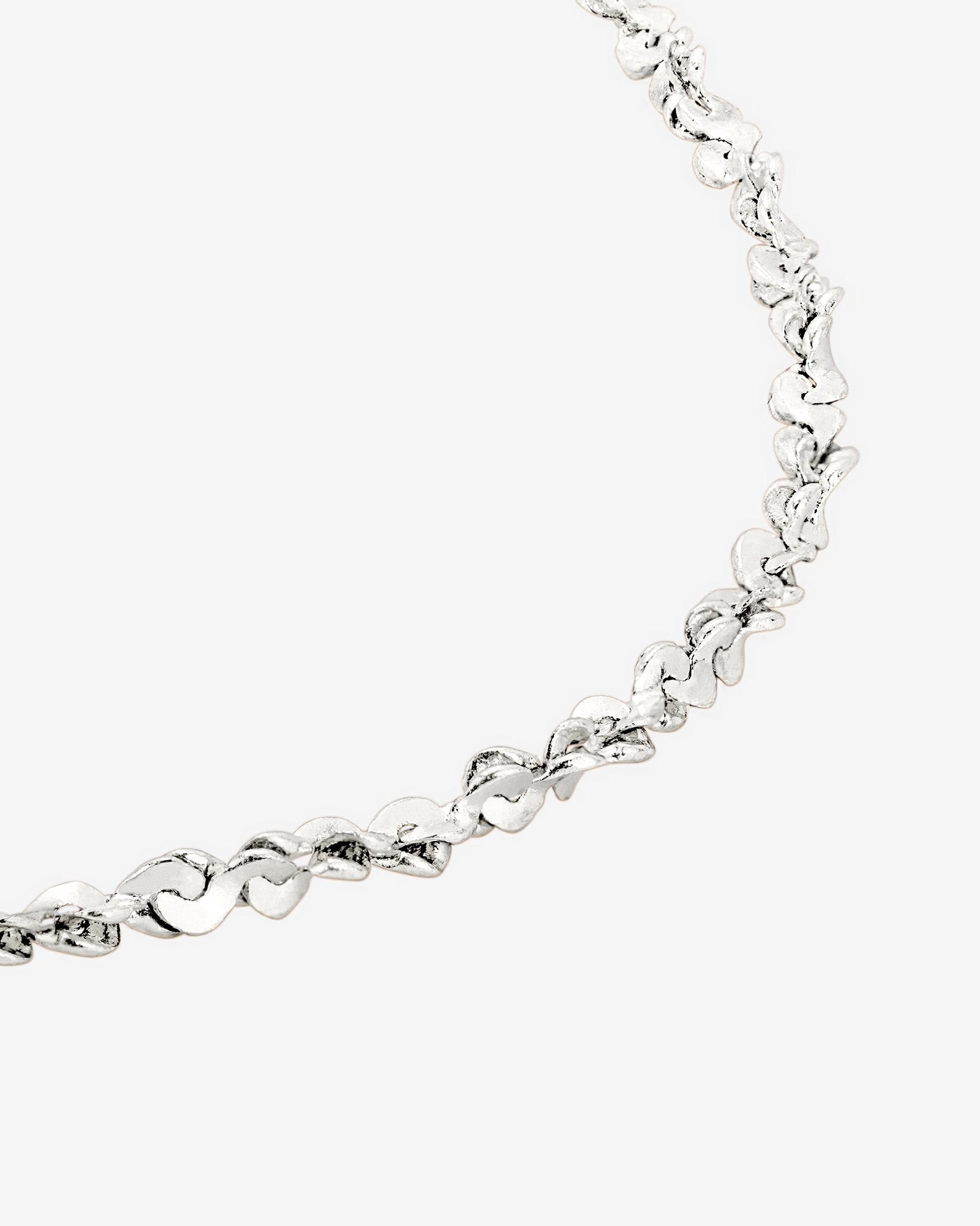 Tinsel Chain Necklace Silber