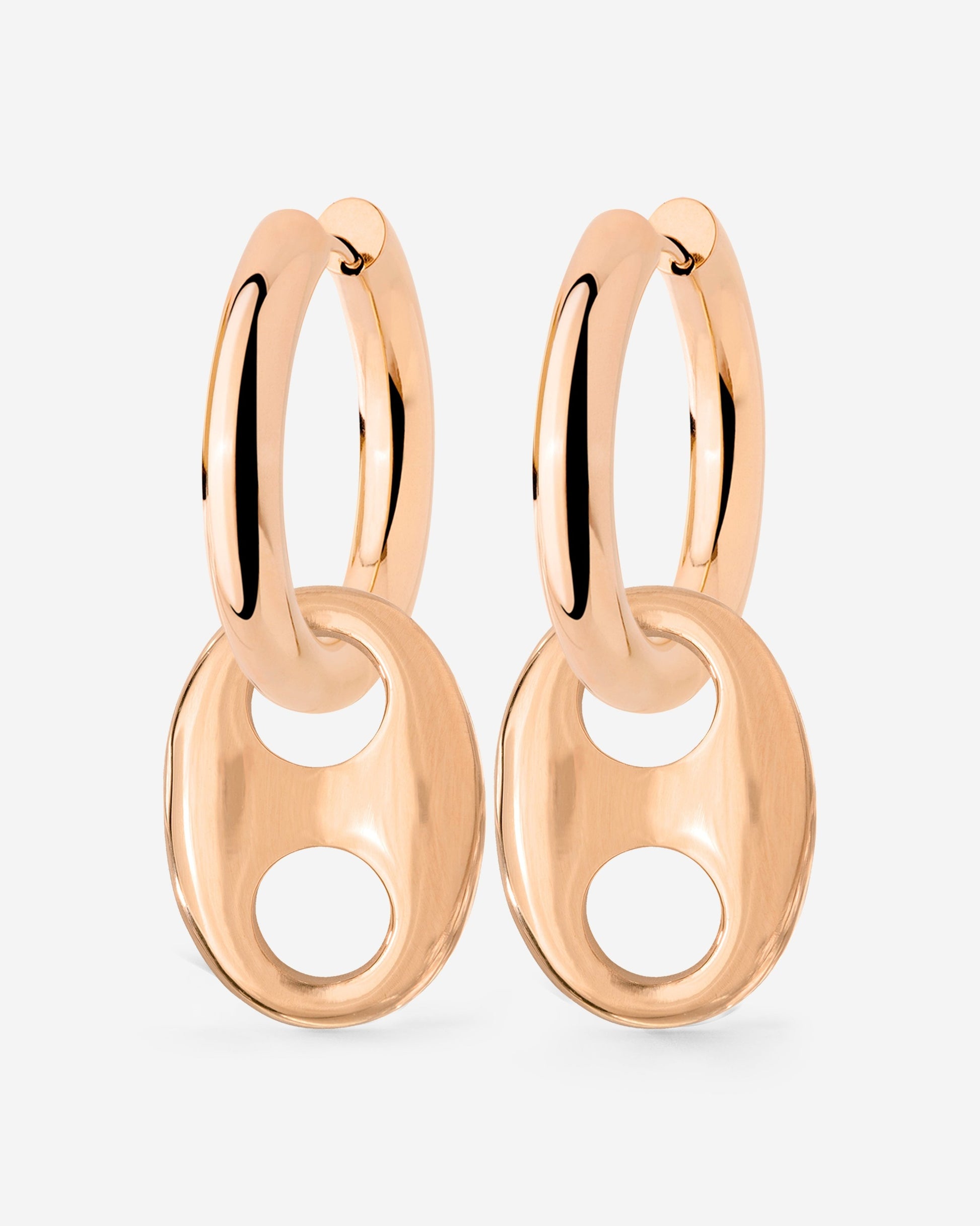 Chunky Gem Find Hoop Set Medium Roségold