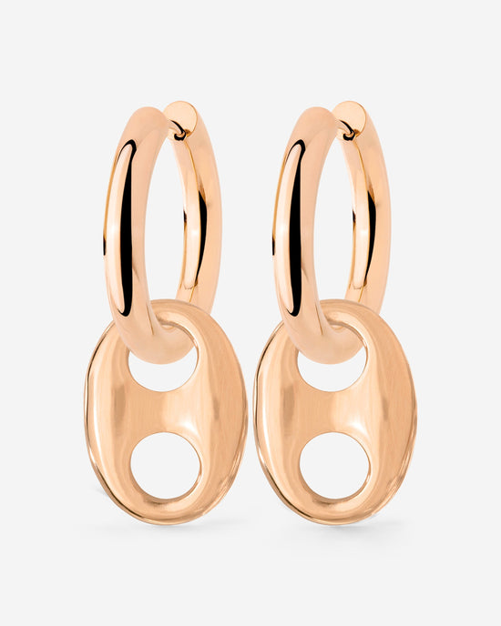Chunky Gem Find Hoop Set Medium Roségold