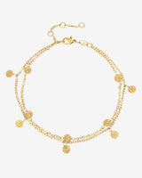 Swirl'n Double Bracelet Gold