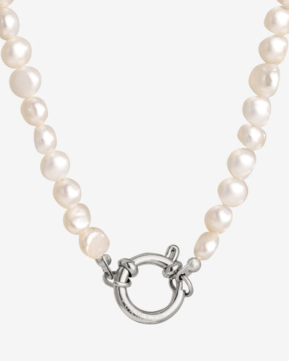 Lola Power Pearl Necklace Silber