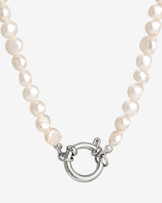 Lola Power Pearl Necklace Silber