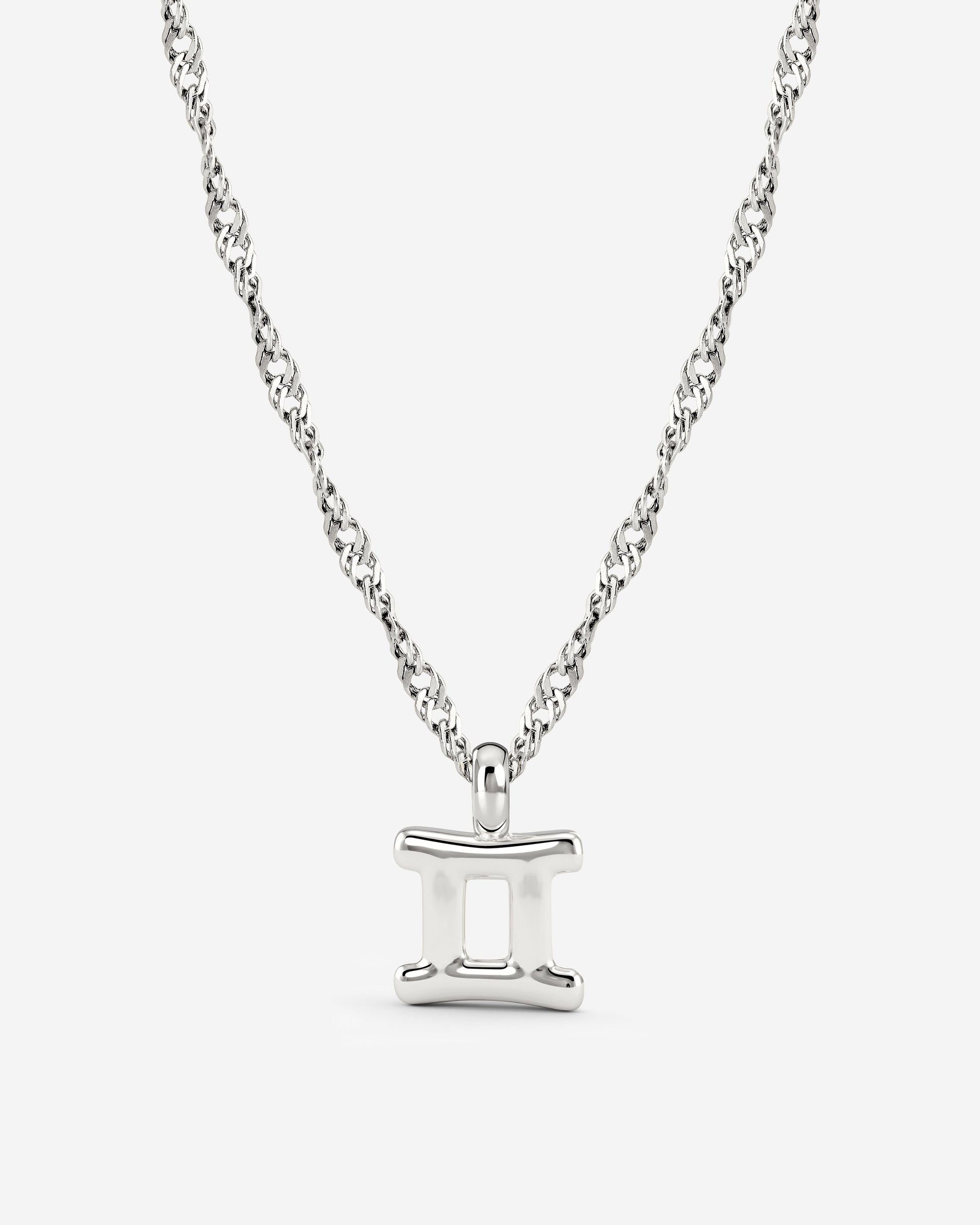 Gemini Bubble Necklace Silber