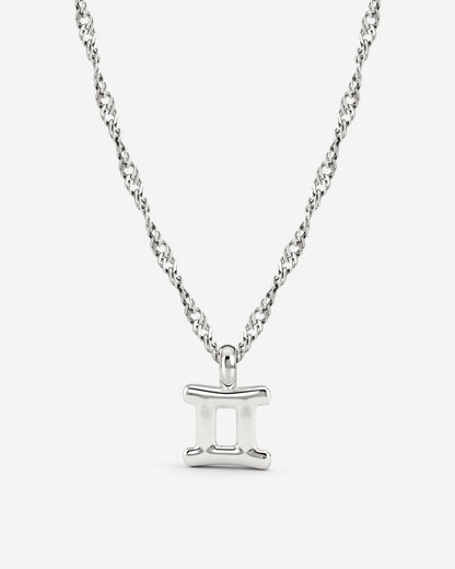 Gemini Bubble Necklace Silber