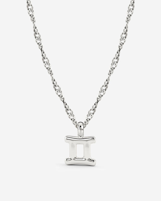 Gemini Bubble Necklace Silber