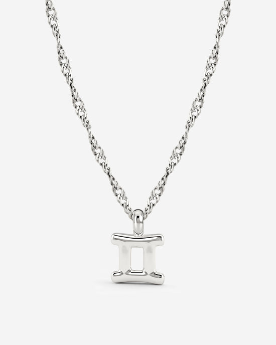 Gemini Bubble Necklace Silber