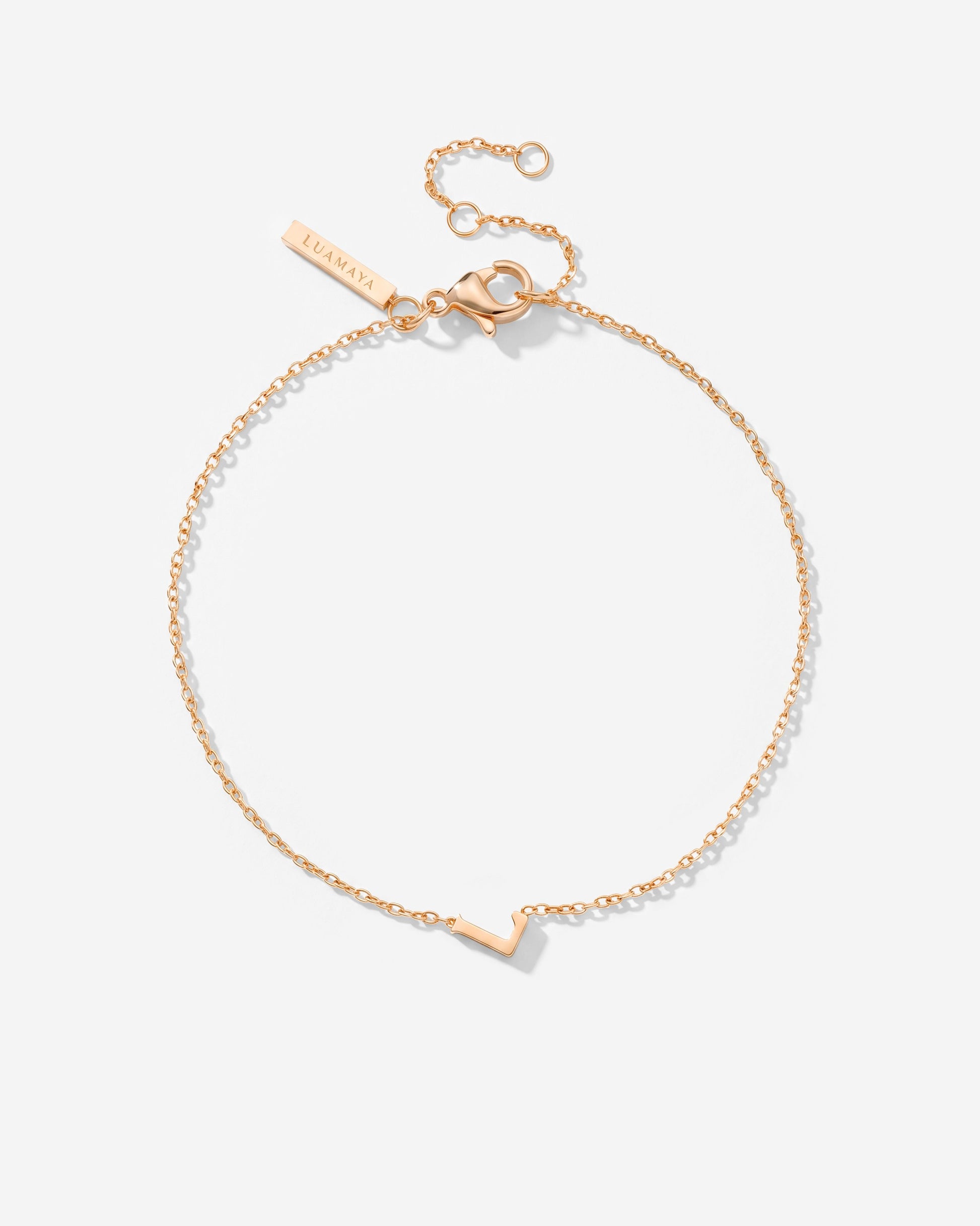 Tiny Letter Bracelet