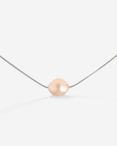 Blush Pearl Choker Silber