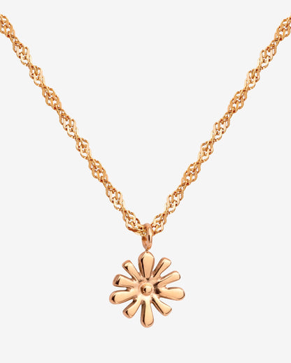 Flowery Necklace Roségold