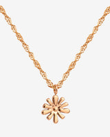 Flowery Necklace Roségold