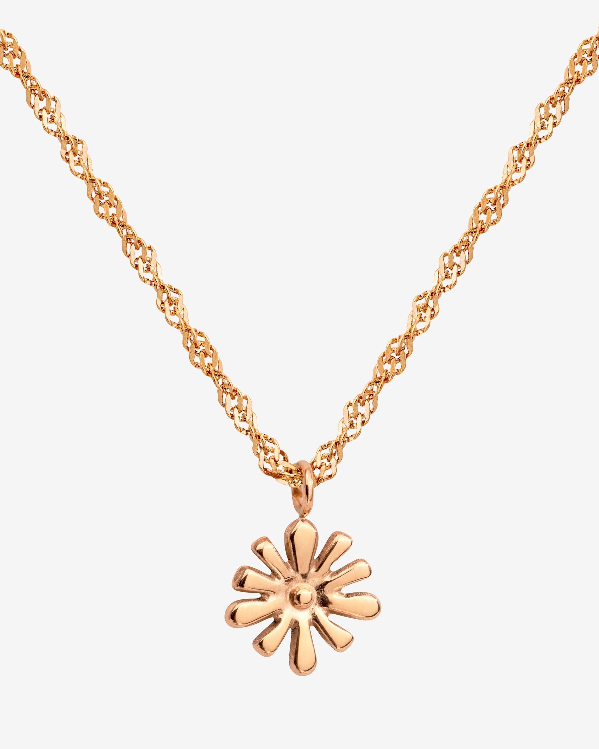 Flowery Necklace Roségold