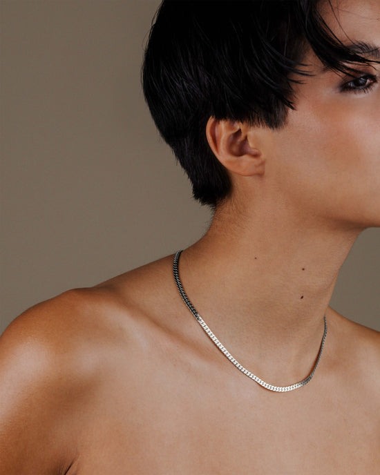 Snaked Necklace Silber