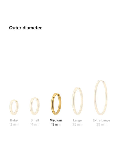 Medium Hoops