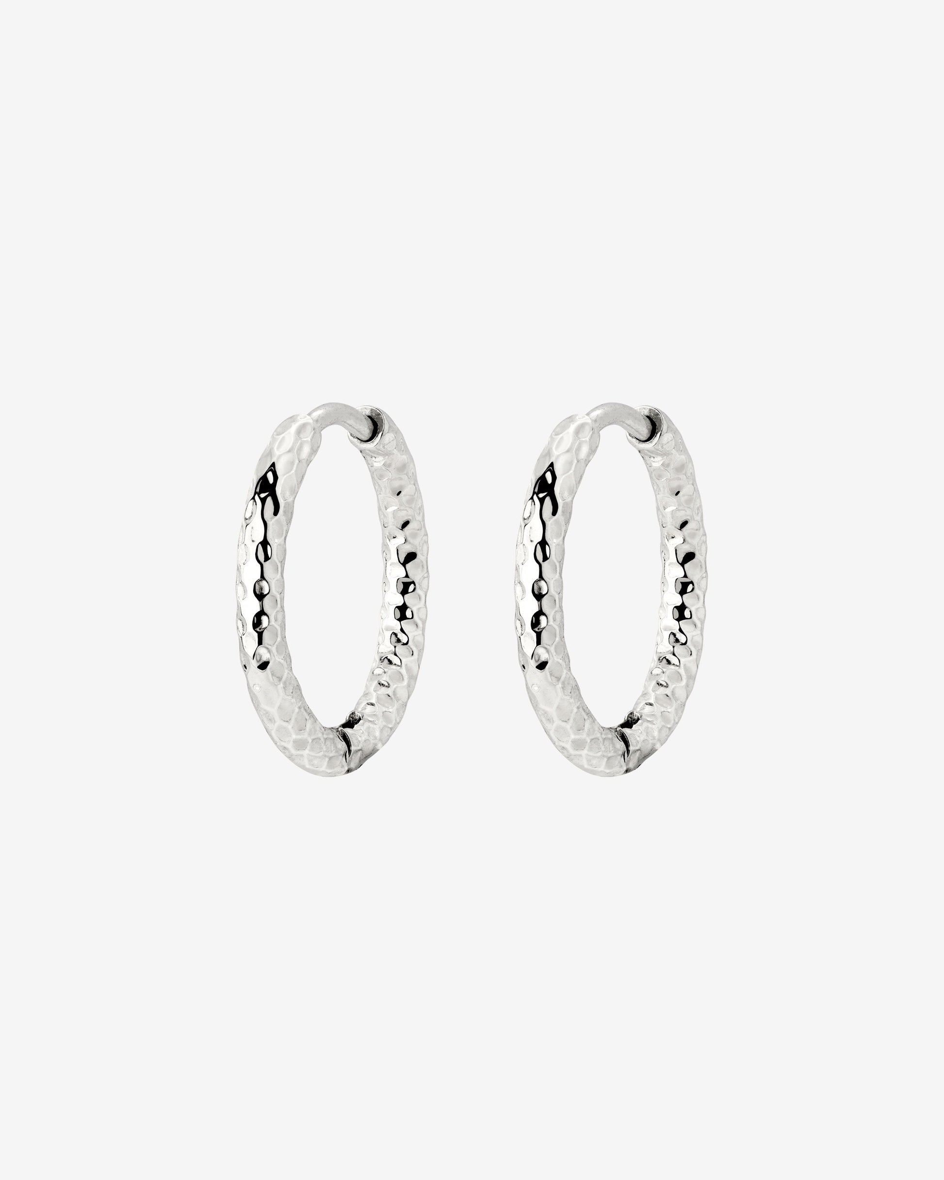 Prism Hoops Small Silber