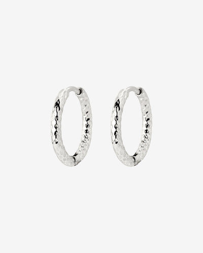 Prism Hoops Small Silber
