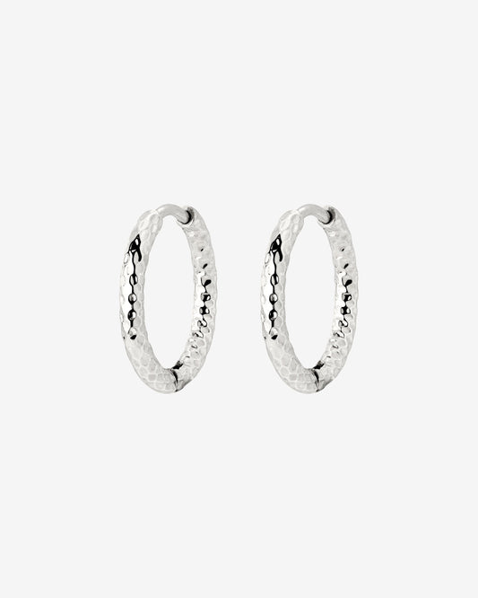 Prism Hoops Small Silber