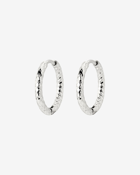 Prism Hoops Small Silber
