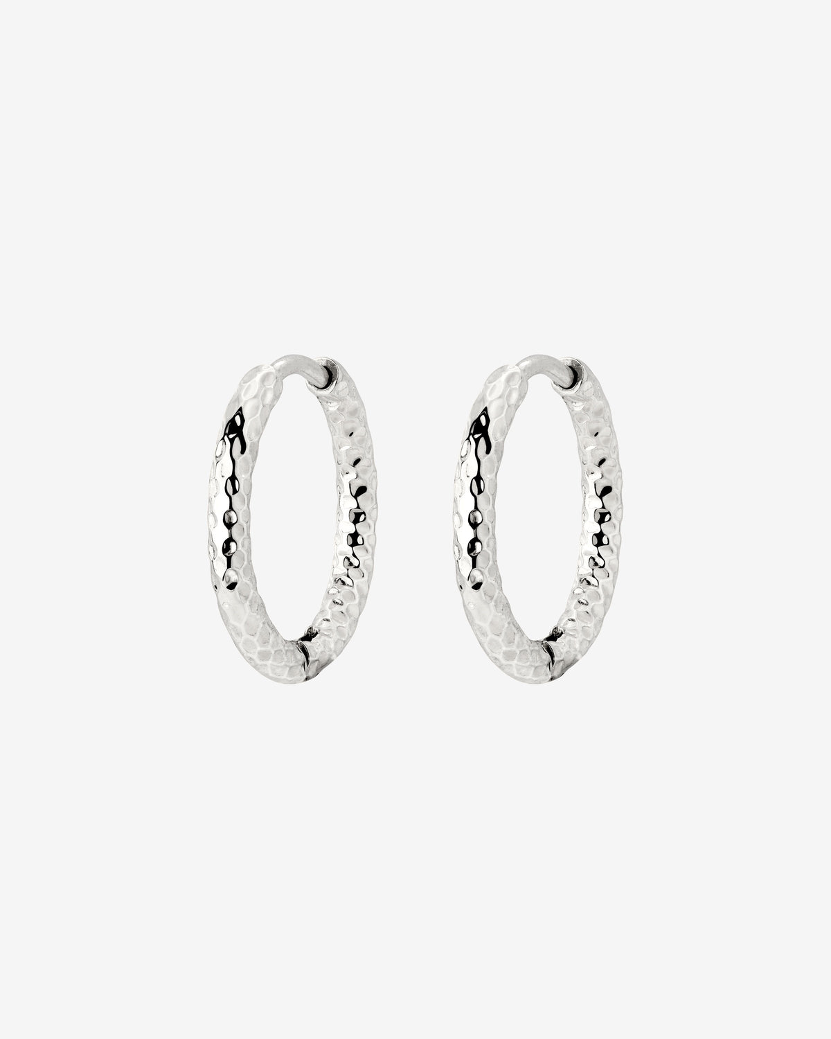 Prism Hoops Small Silber