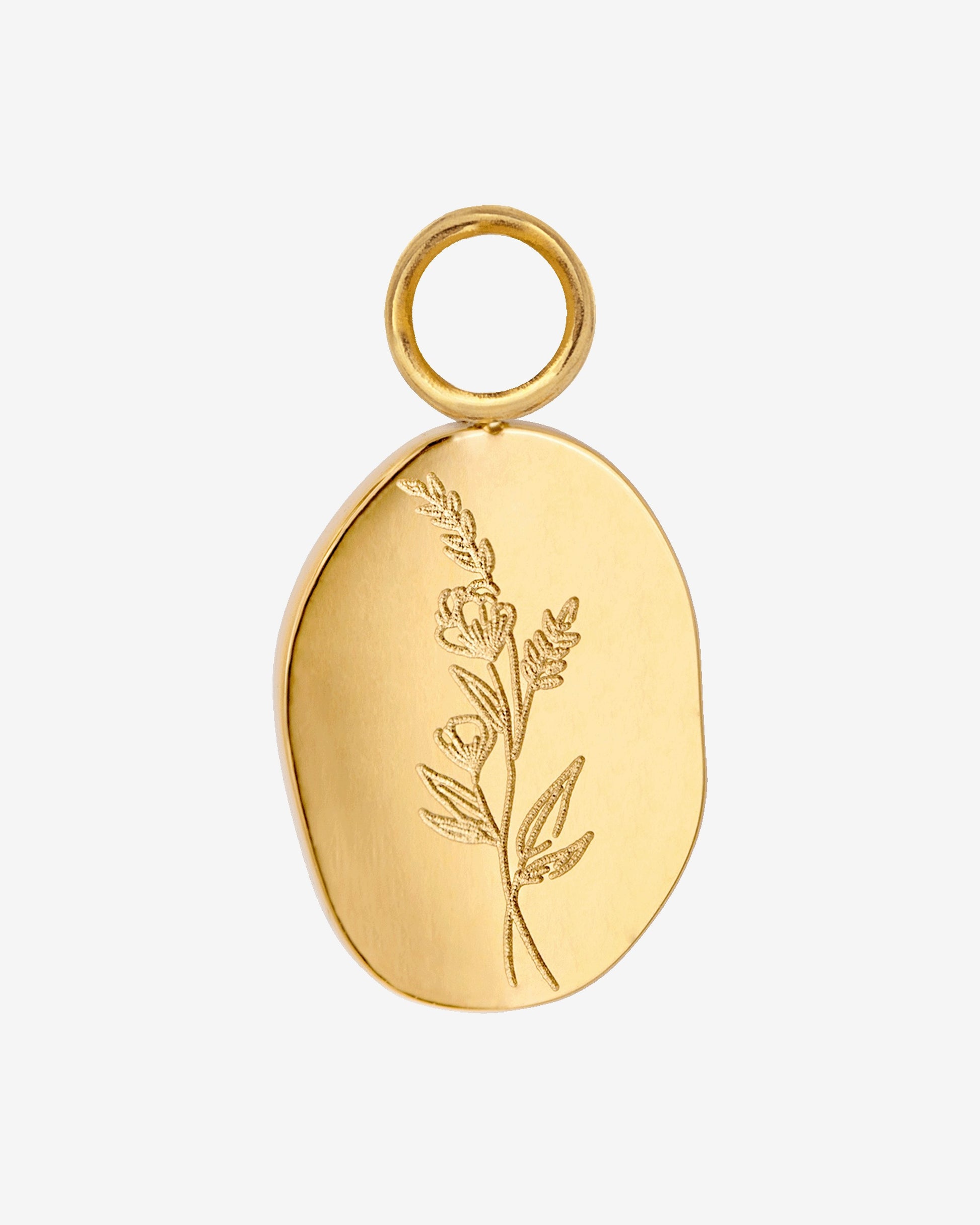 Bouquet Coin Hoop Set Medium Gold