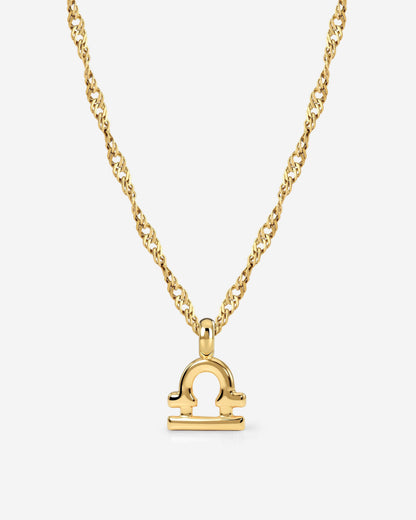 Libra Bubble Necklace Gold