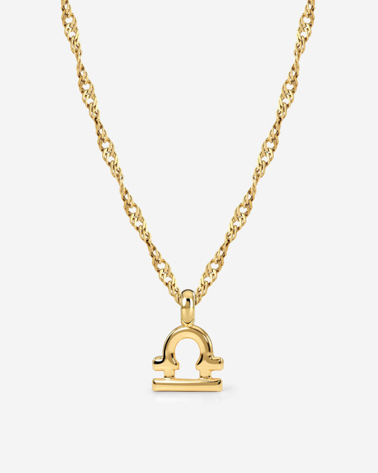 Libra Bubble Necklace Gold