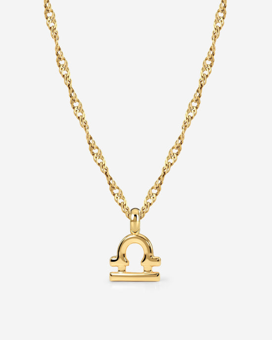 Libra Bubble Necklace Gold