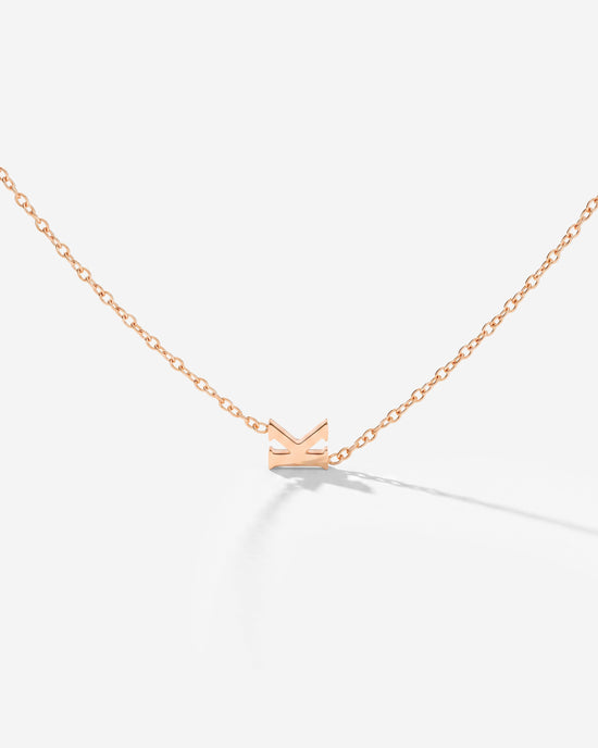 Tiny Letter Necklace