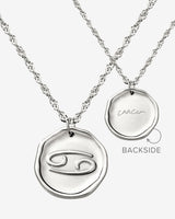 Zodiac Necklace – Cancer / Krebs Silber