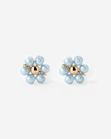 Forever Blue Daisy Studs Roségold