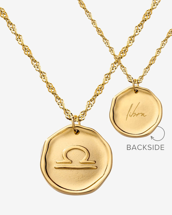 Zodiac Necklace Gold