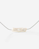 Luminous Pearl Choker Silber