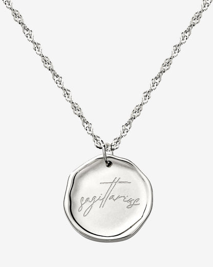 Zodiac Necklace – Sagittarius / Schütze Silber
