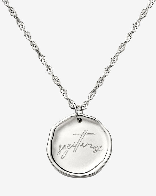 Zodiac Necklace – Sagittarius / Schütze Silber