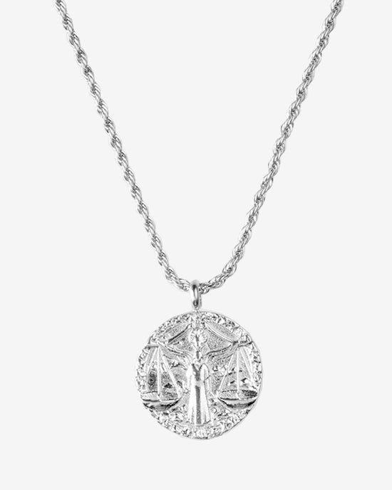 Zodiac Sign Necklace Silber
