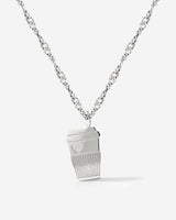 Petit Café Necklace Silber