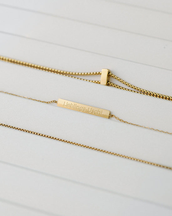 Round Box Chain Bracelet