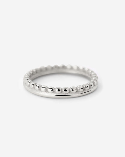 Boho Dots Ring Silber